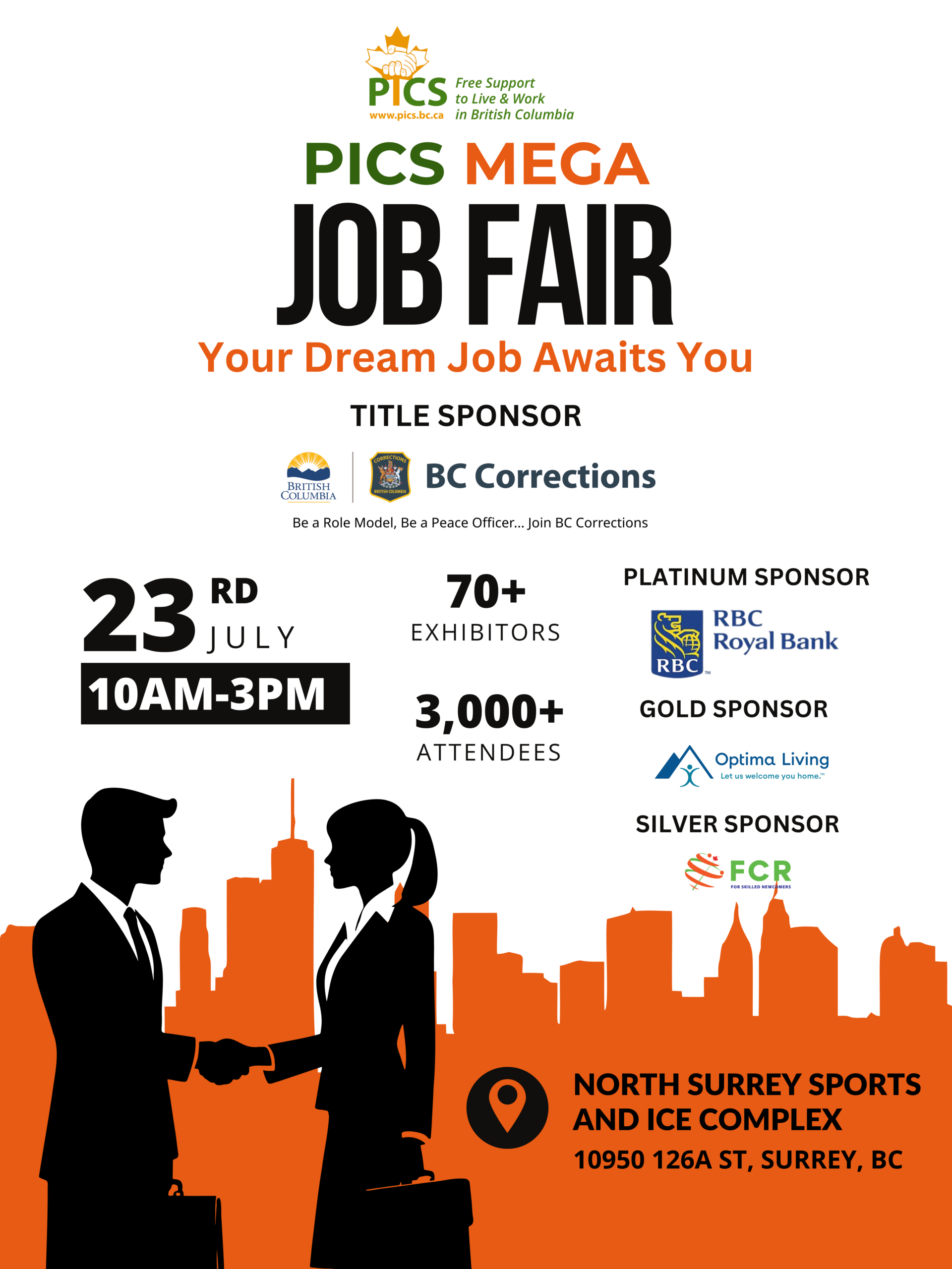PICS Mega Job Fair Summer 2026 Poster